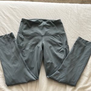 Charcoal yoga capris